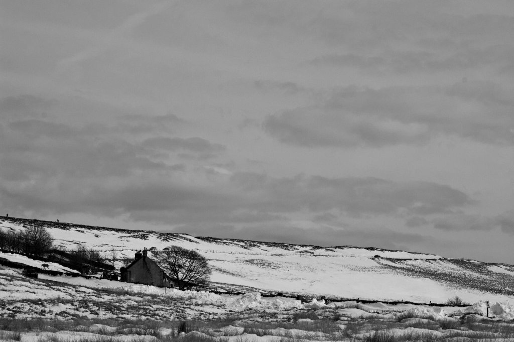 Stanage Edge in Snow 1